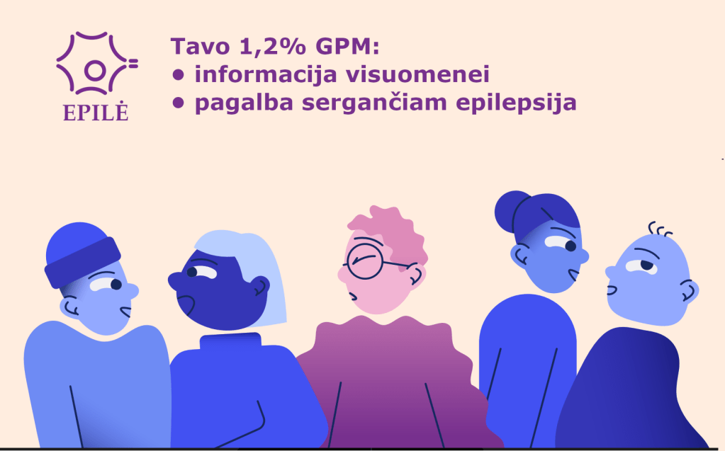 Tavo 1,2 % GPM – daugiau supratimo, mažiau&nbsp;baimių!